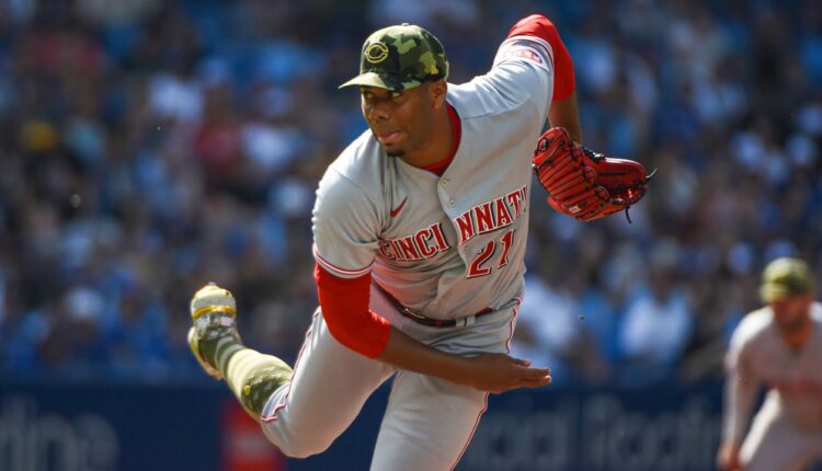 Hunter Greene strikes out six Blue Jays