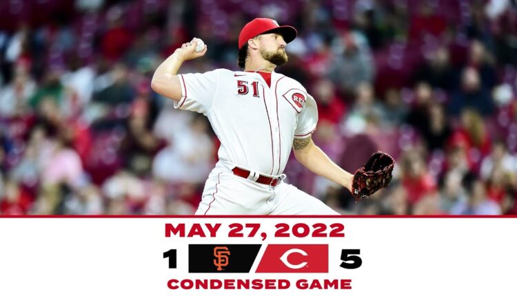 Condensed Game 5-27-22 Reds beat Giants 5-1