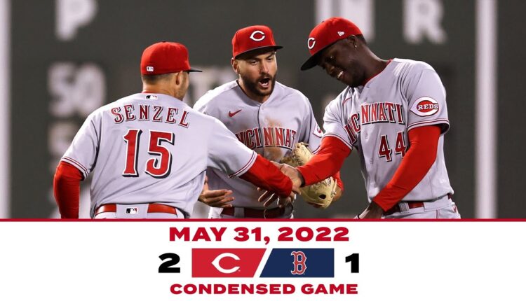 Condensed Game 5-31-22 Reds beat Red Sox 2-1