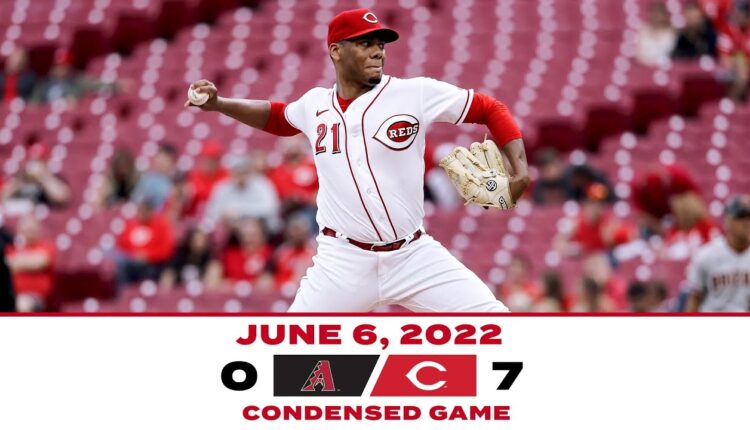 Condensed Game 6-6-22 Reds beat Diamondbacks 7-0