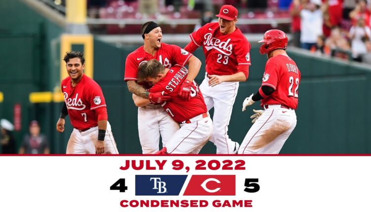 Condensed Game 7-9-22 Reds beat Rays 5-4