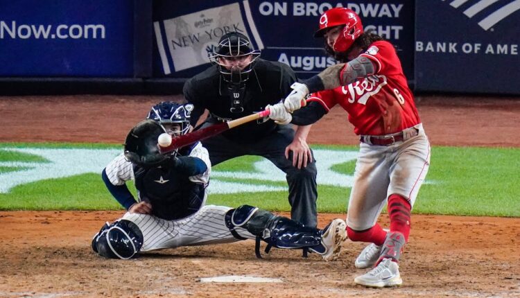 Jonathan India comes up with game-winning hit in the Bronx