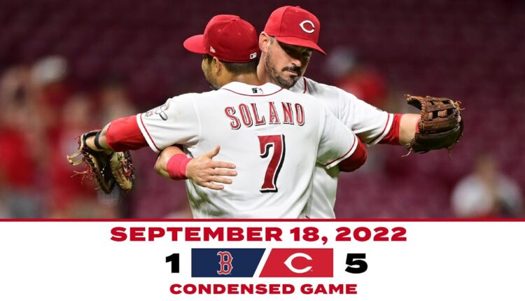 Condensed Game 9-21-22 Reds beat Red Sox 5-1