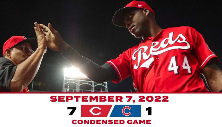 Condensed Game 9-7-22 Reds beat Cubs 7-1