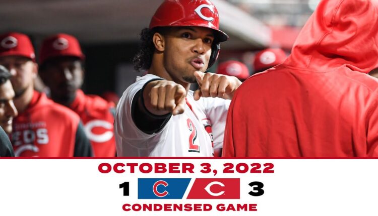 Condensed Game 10-3-22 Reds beat Cubs 3-1
