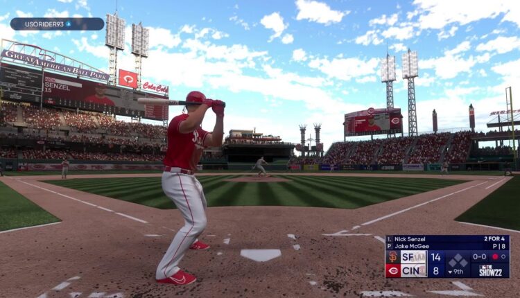 MLB NETWORK LEAGUE: 2022 SEASON - GIANTS @ REDS - GAME 45 OF 162