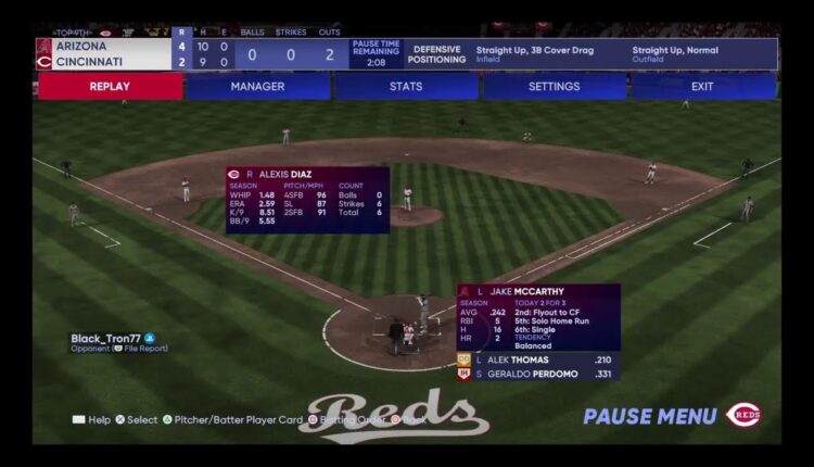 MLB NETWORK LEAGUE: 2022 SEASON - DIAMONDBACKS @ REDS - GAME 53 OF 162