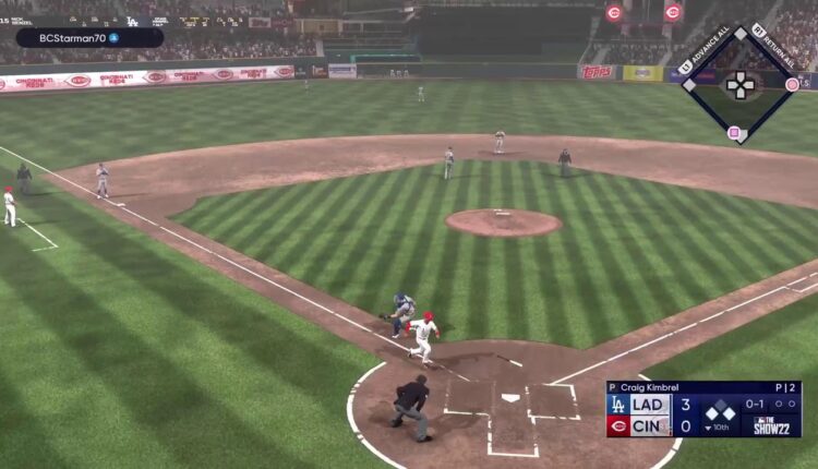 MLB NETWORK LEAGUE: 2022 SEASON - DODGERS @ REDS - GAME 65 OF 162