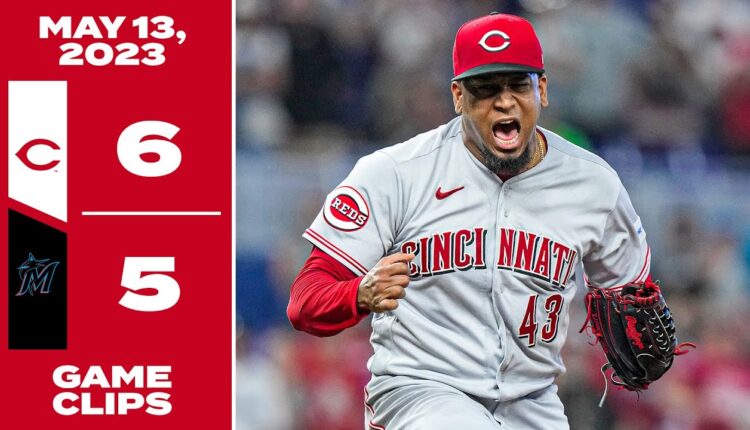Game Clips 5-13-23 Reds beat Marlins 6-5