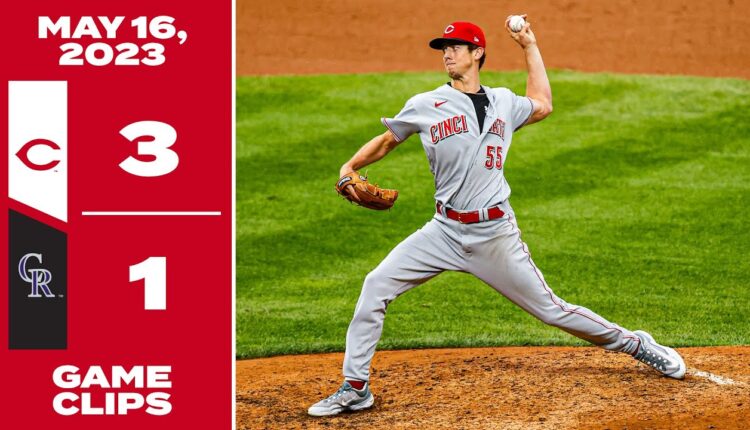 Game Clips 5-16-23 Reds beat Rockies 3-1