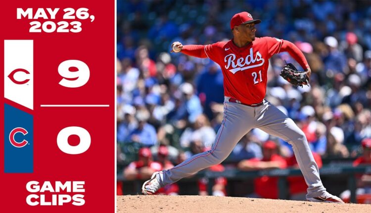 Game Clips 5-26-23 Reds beat Cubs 9-0