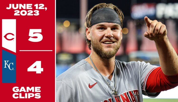 Game Clips 6-12-23 Reds beat Royals 5-4
