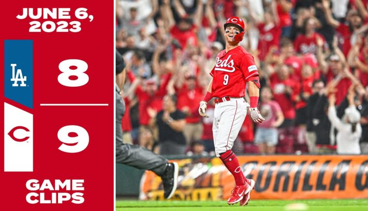 Game Clips 6-6-23 Reds beat Dodgers 9-8