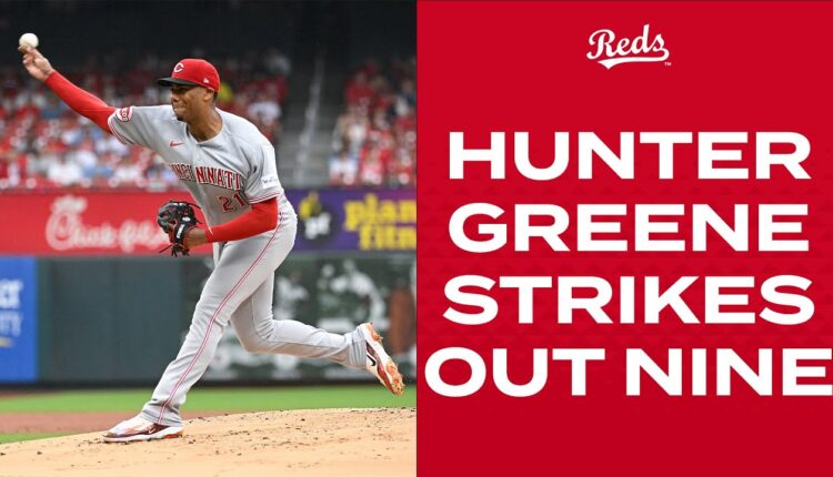 Hunter Greene strikes out nine in win over Cardinals