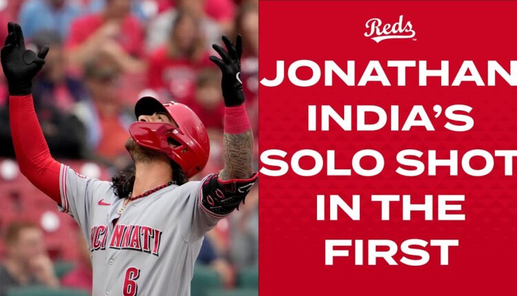Jonathan India's solo home run puts the Reds on the board