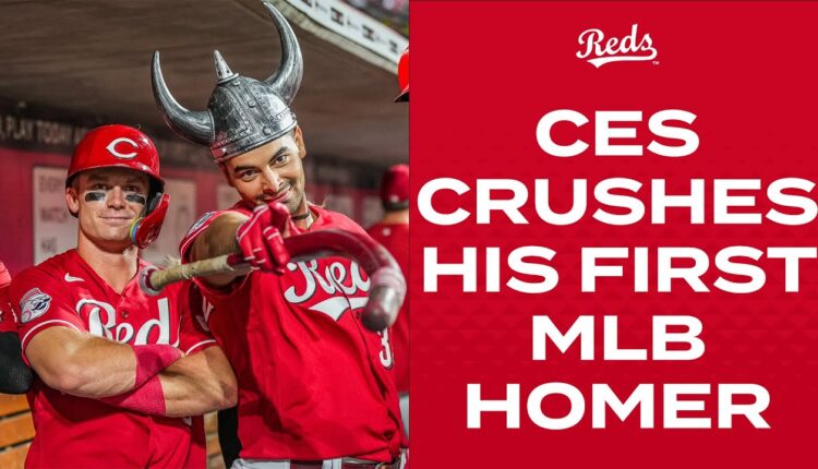 CES crushes his first Major League home run