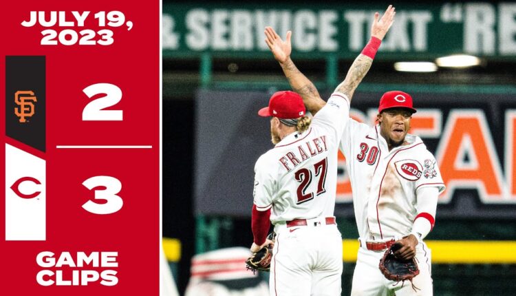 Game Clips 7-19-23 Reds beat Giants 3-2