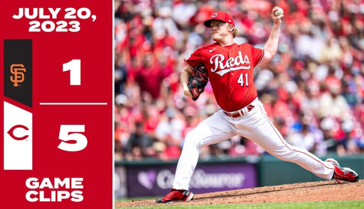 Game Clips 7-20-23 Reds beat Giants 5-1