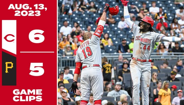 Game Clips 8-13-23 Reds beat Pirates 6-5