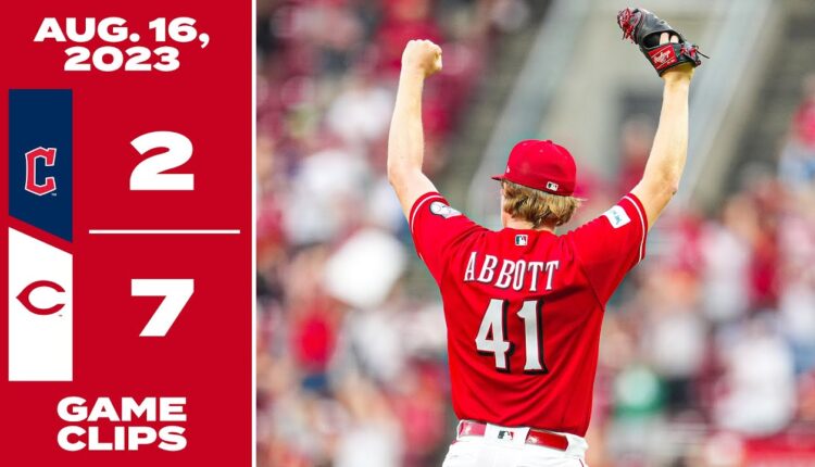 Game Clips 8-16-23 Reds beat Guardians 7-2