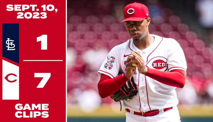 Game Clips 9-10-23 Reds beat Cardinals 7-1