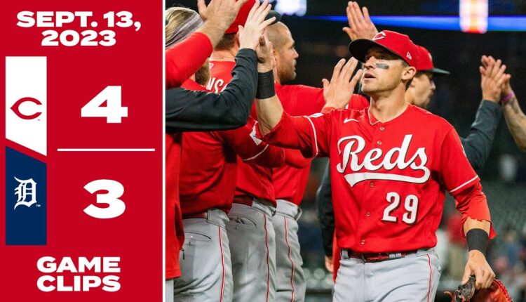 Game Clips 9-13-23 Reds beat Tigers 4-3