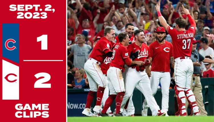 Game Clips 9-2-23 Reds beat Cubs 2-1