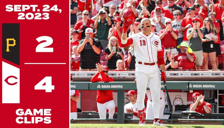 Game Clips 9-24-23 Reds beat Pirates 4 -2
