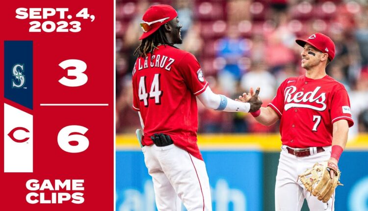 Game Clips 9-4-23 Reds beat Mariners 6-3