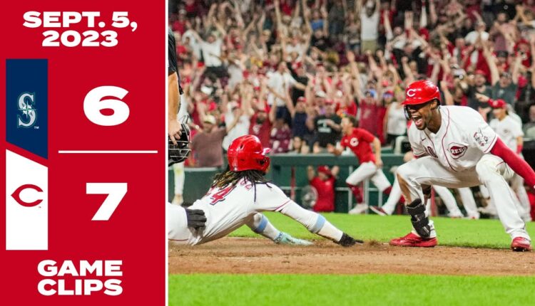 Game Clips 9-5-23 Reds beat Mariners 7-6
