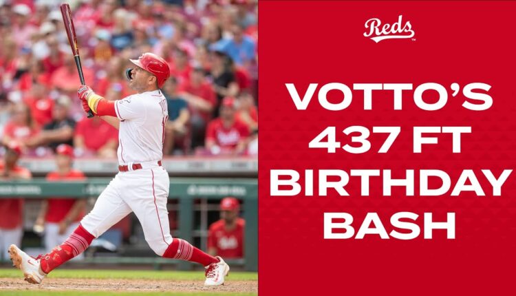 Joey Votto's 40th BIRTHDAY BANGER