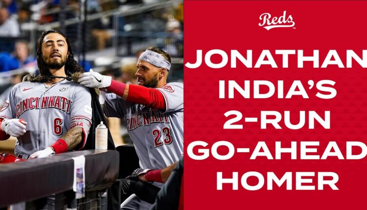 Jonathan India's CRUSHES a two-run go-ahead homer