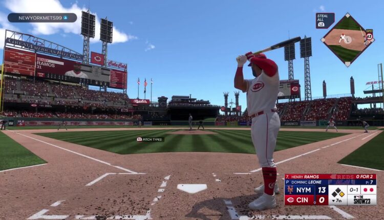 MLB NETWORK LEAGUE : 2023 SEASON - METS @ REDS - GAME 37 OF 162