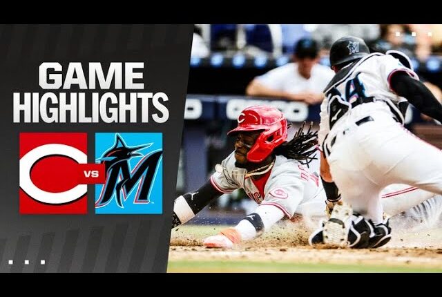Reds vs. Marlins Game Highlights (4/23/25) | MLB Highlights