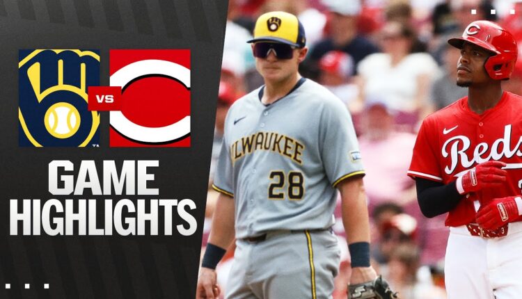 Brewers vs. Reds Game Highlights (8/17/25) | MLB Highlights