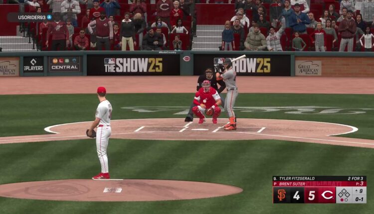 MLB NETWORK LEAGUE: 2025 SEASON - GIANTS (2-0) @ REDS (0-2)